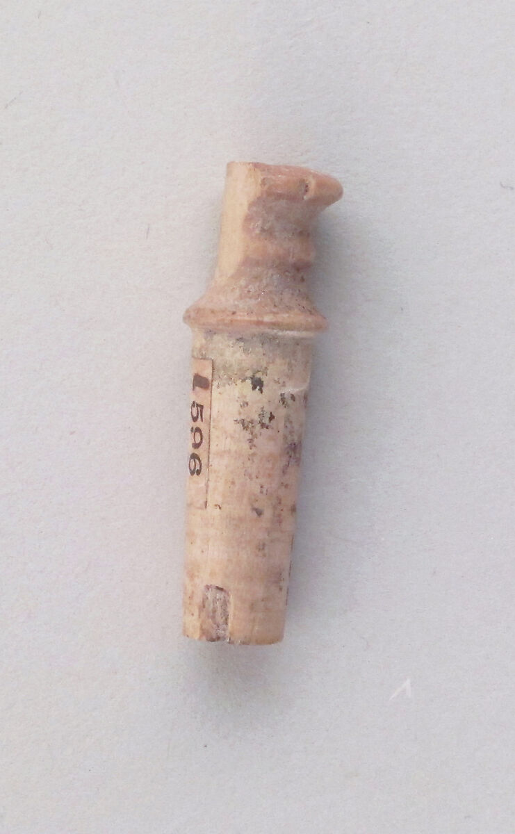 Pin head ending in a mortice, Bone 