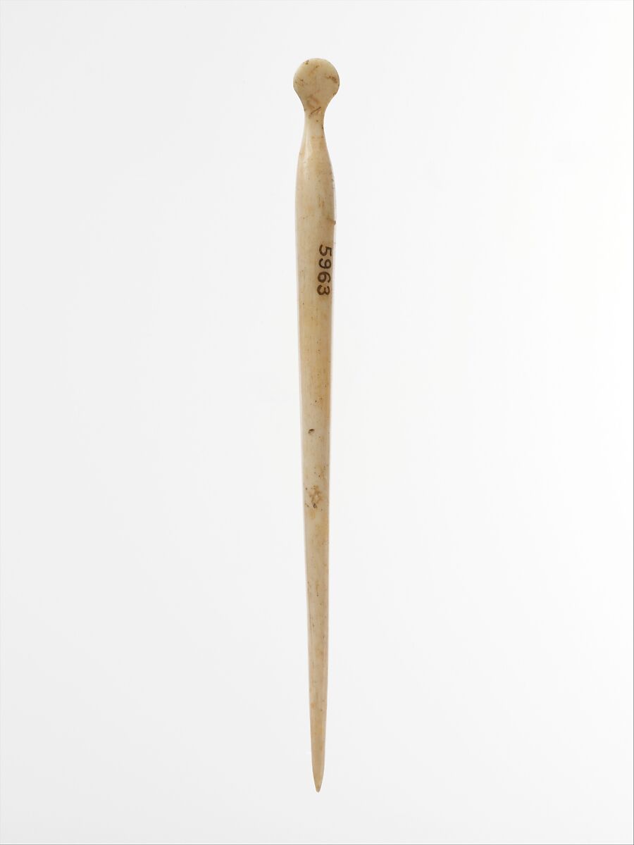 Bone ligula (ear pick), Bone, Roman 