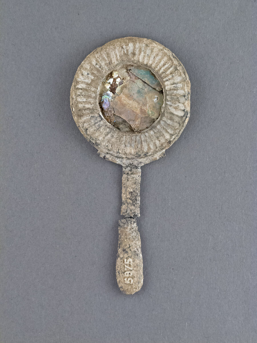Glass mirror with lead frame, Lead, Glass, Roman 