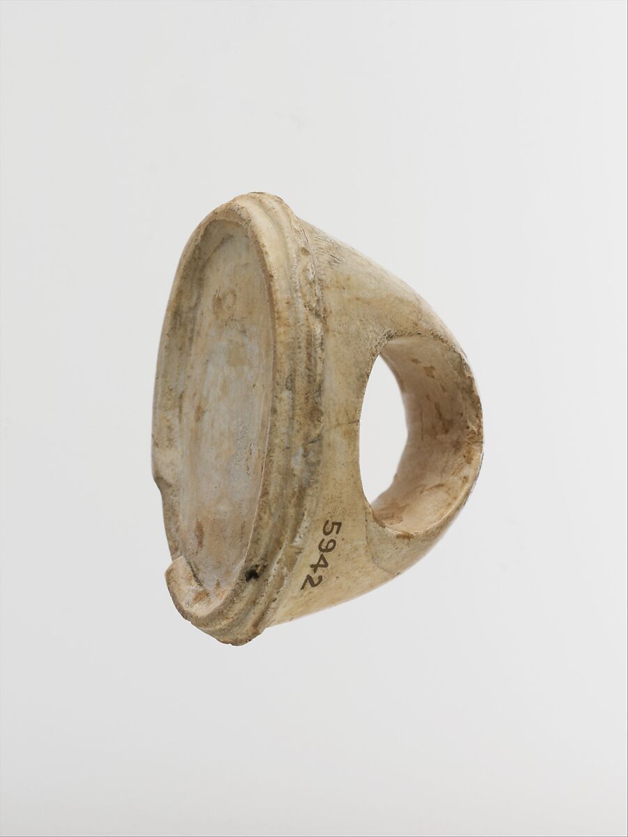 Finger ring, Bone?, Greek 