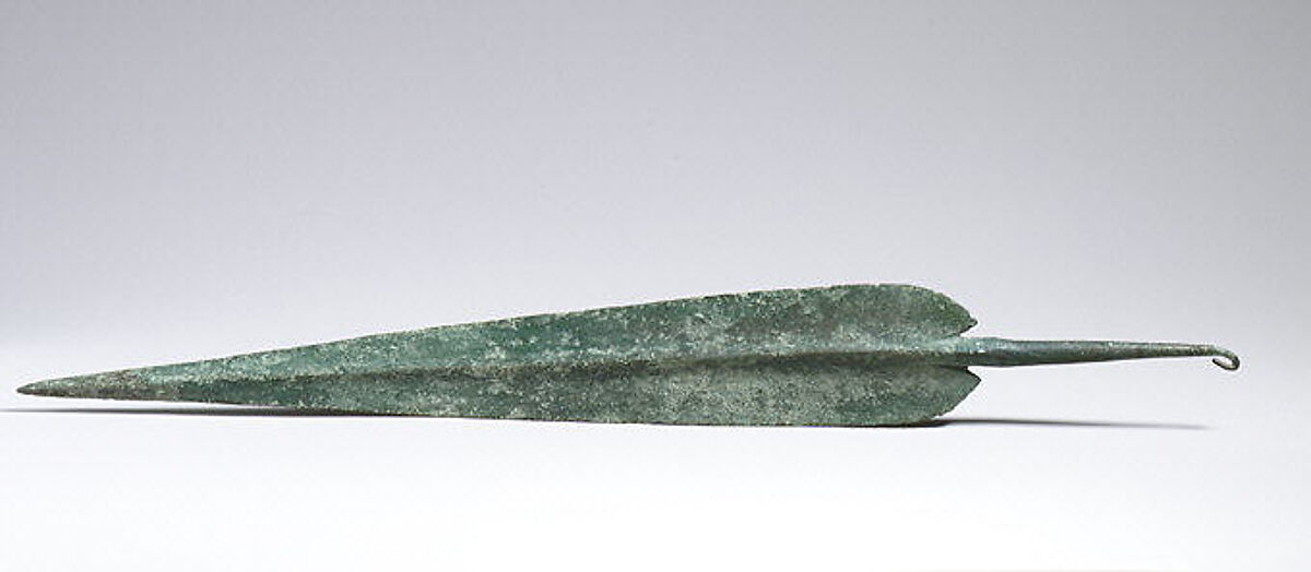 Copper alloy spearhead, Bronze, Cypriot 