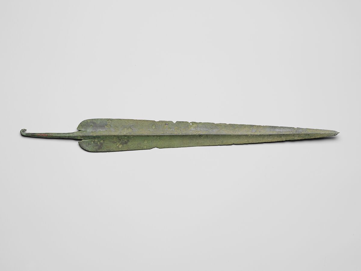 Copper alloy spearhead, Bronze, Cypriot 