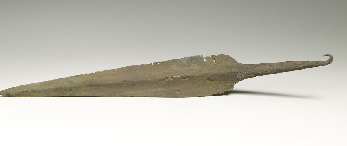 Copper alloy spearhead, Bronze, Cypriot 