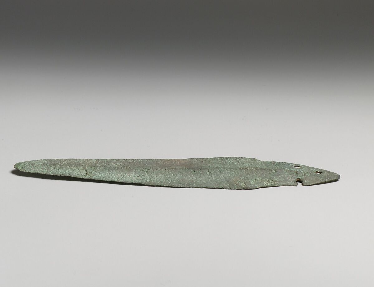 Copper alloy dagger blade | Cypriot | Early or Middle Bronze Age | The ...