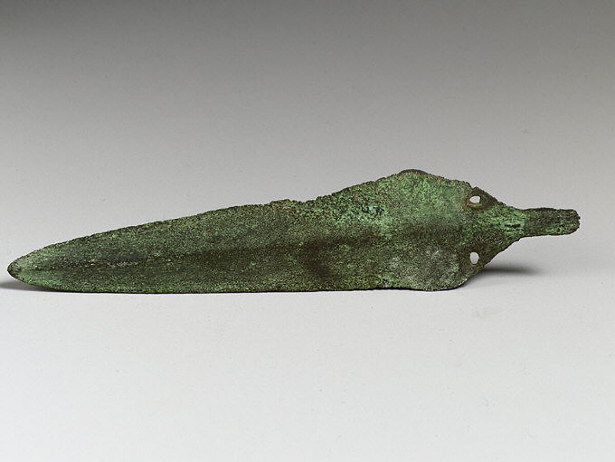 Copper alloy dagger blade, Bronze, Cypriot 