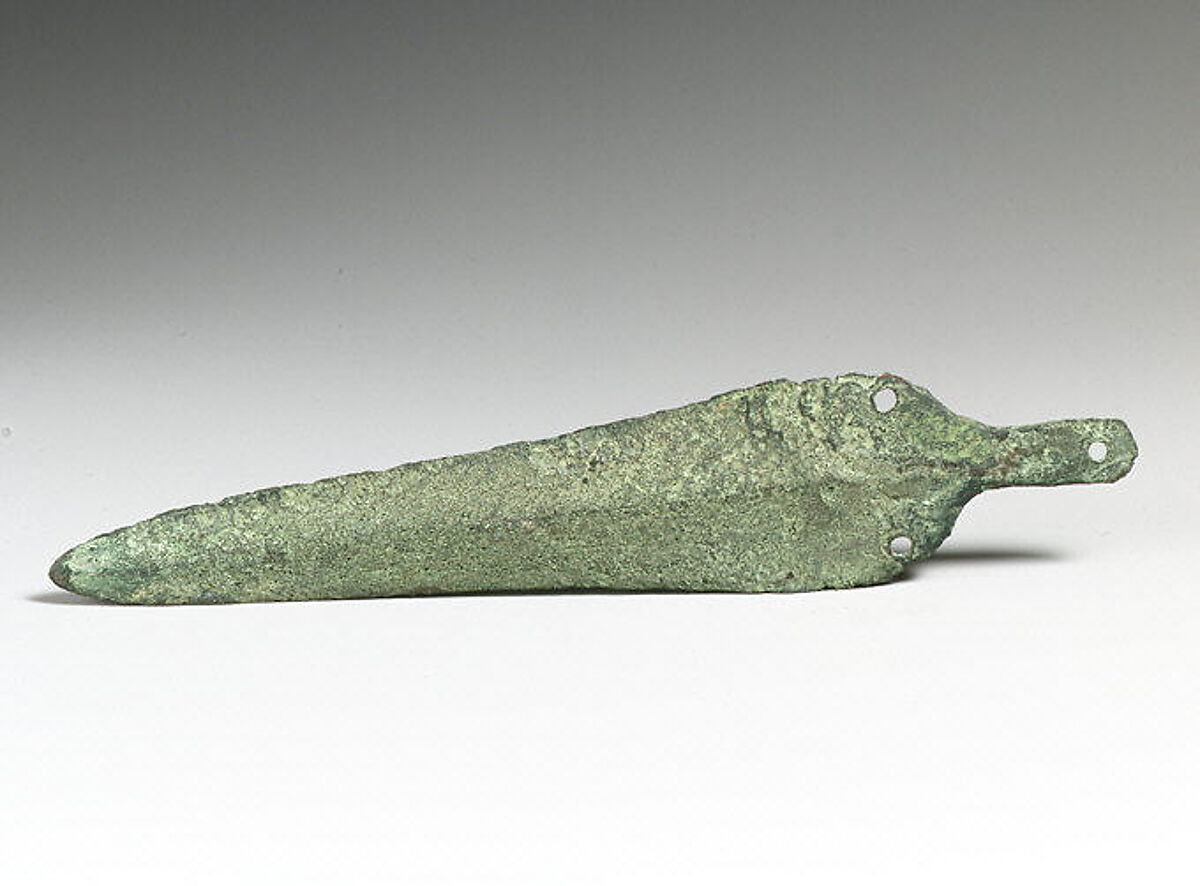 Bronze dagger blade, Bronze, Cypriot 