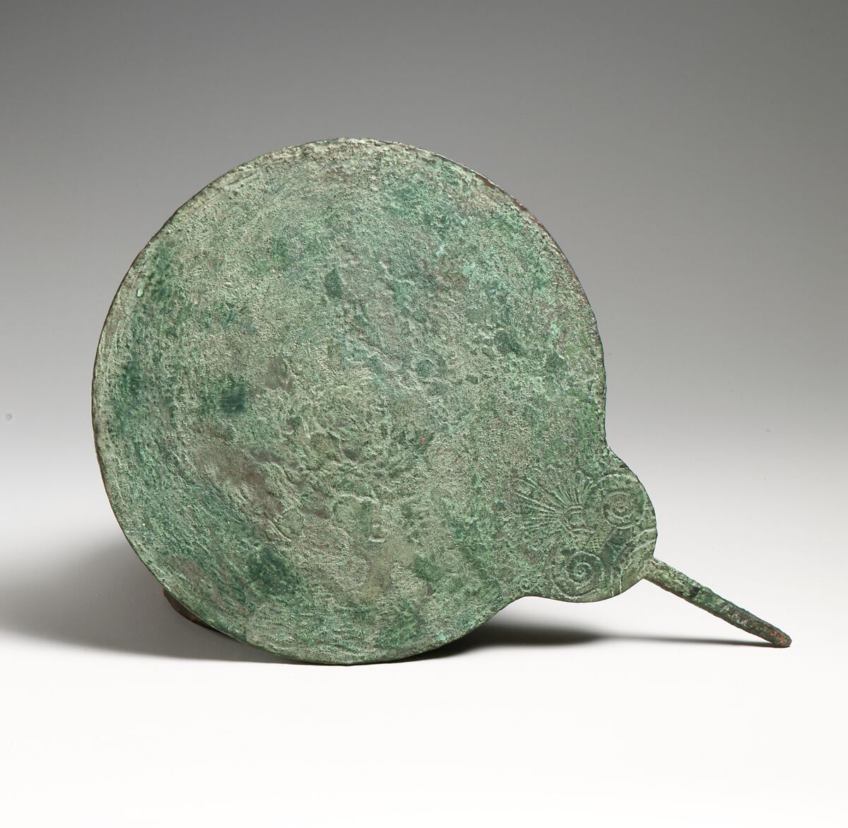 Mirror, Bronze, Greek, Cypriot