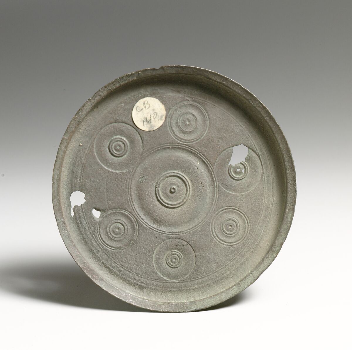 Mirror, Bronze, Greek, Cypriot