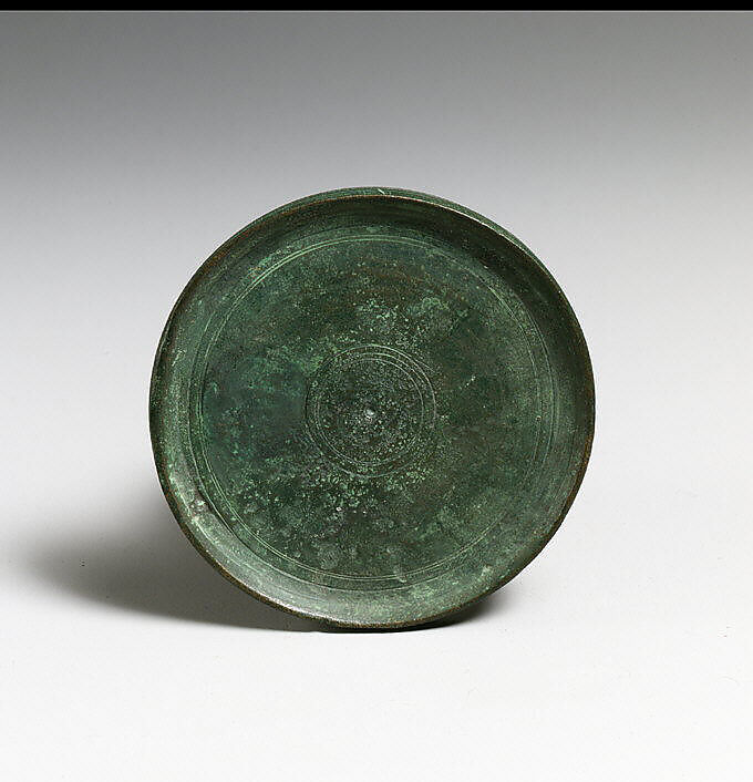 Mirror, Bronze, Greek, Cypriot