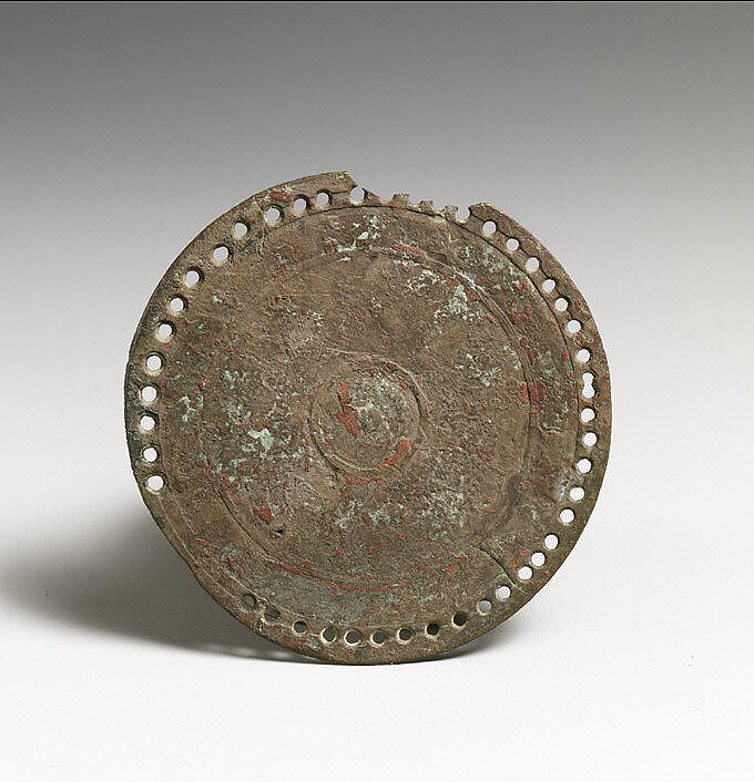 Mirror, Bronze, Roman, Cypriot 
