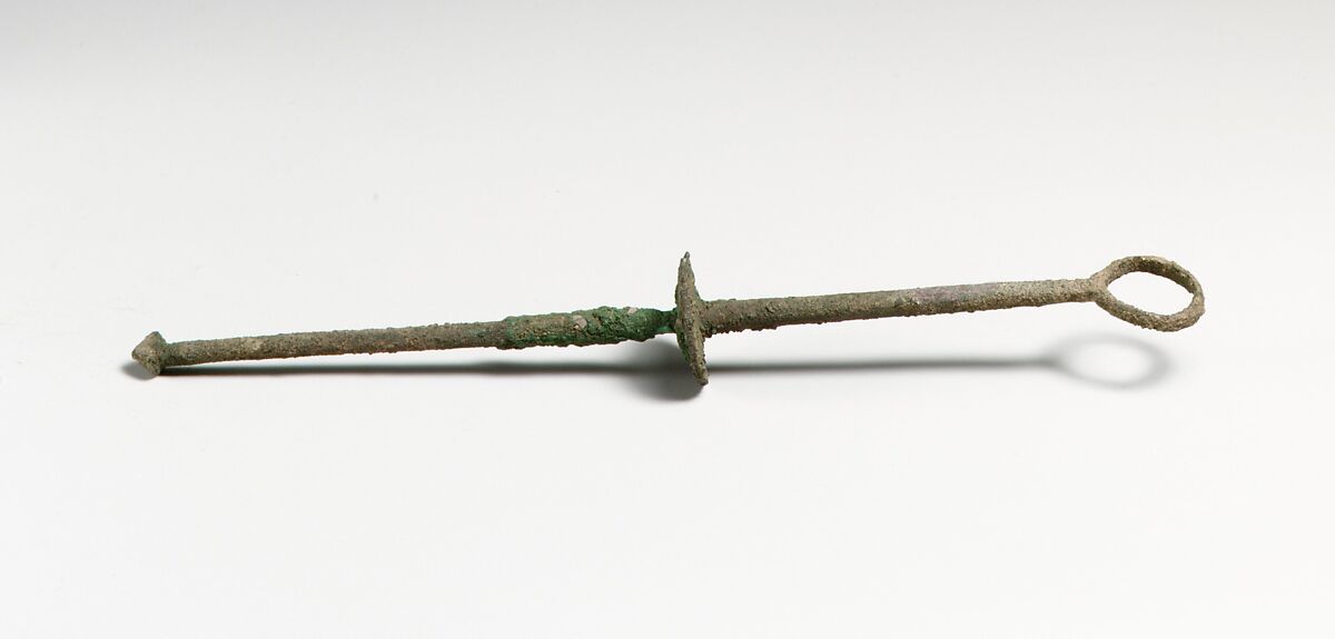 Bronze dipping or stirring rod, Bronze, Roman, Cypriot 