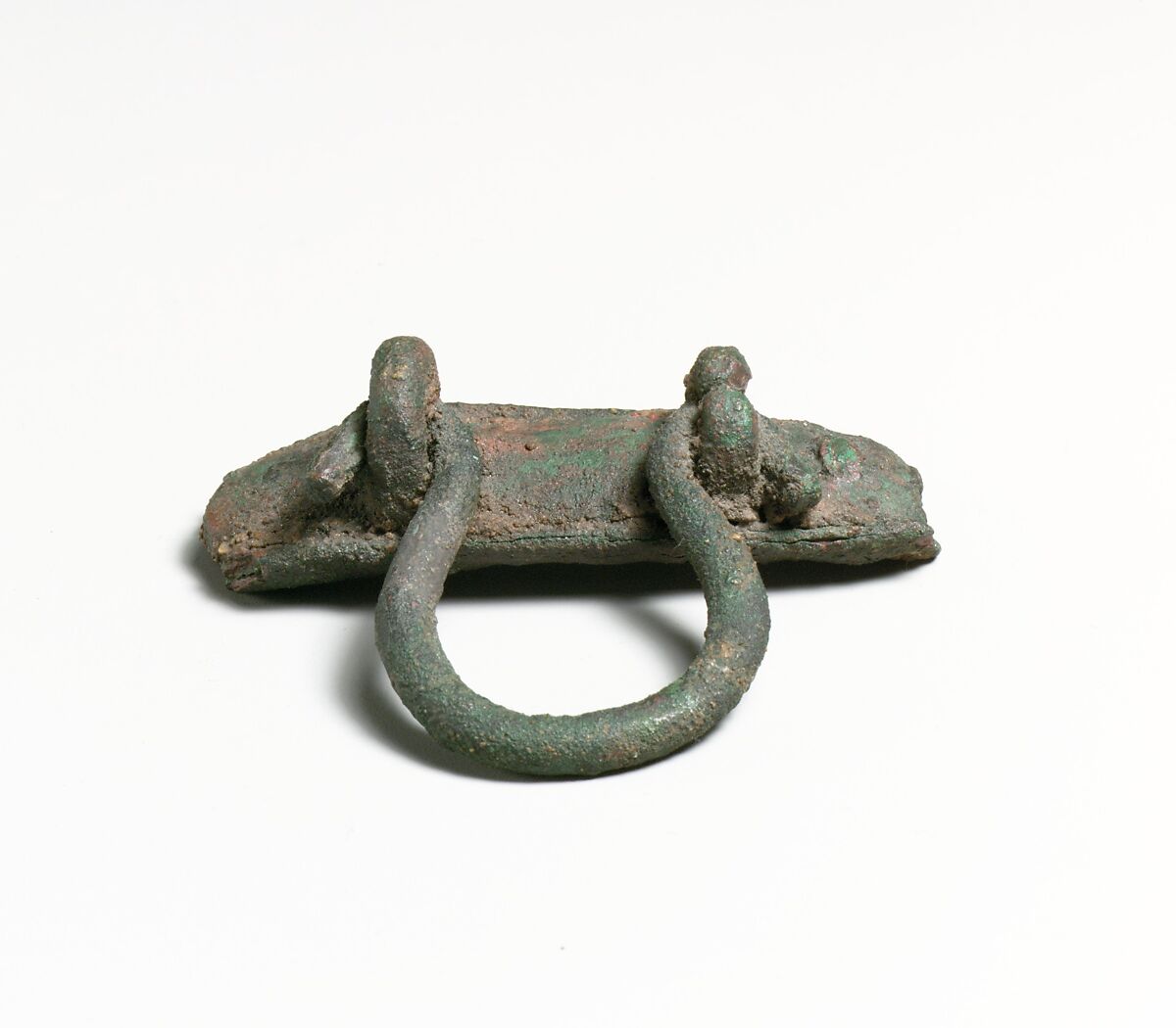 Handle of a bowl, Bronze, Cypriot 