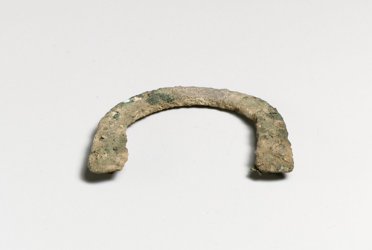 Handle of a bowl, Bronze, Cypriot 