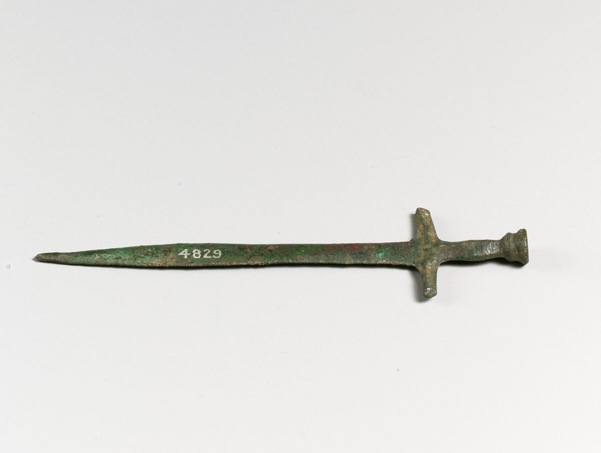 Sword, small, Bronze, Greek, Cypriot 