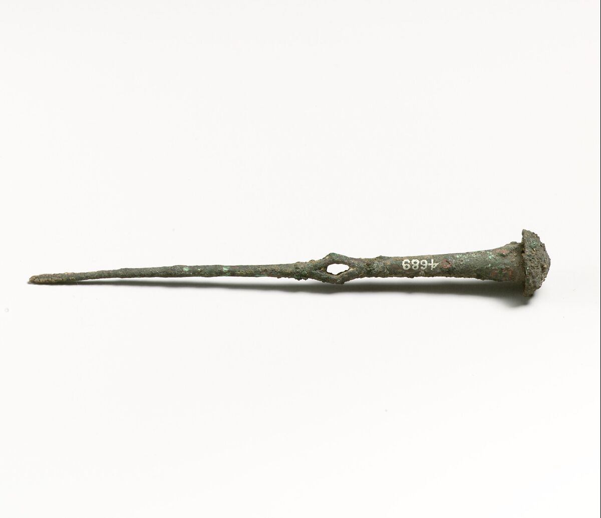 Pin, eyelet type, Bronze, Cypriot 