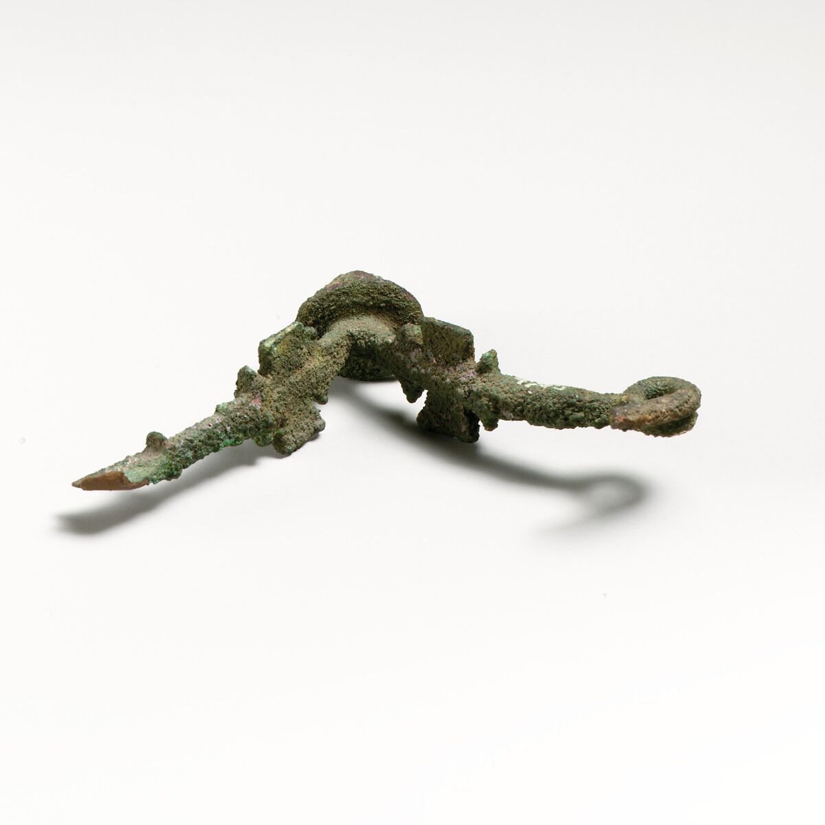 Fibula, fragment, Bronze, Greek, Cypriot 