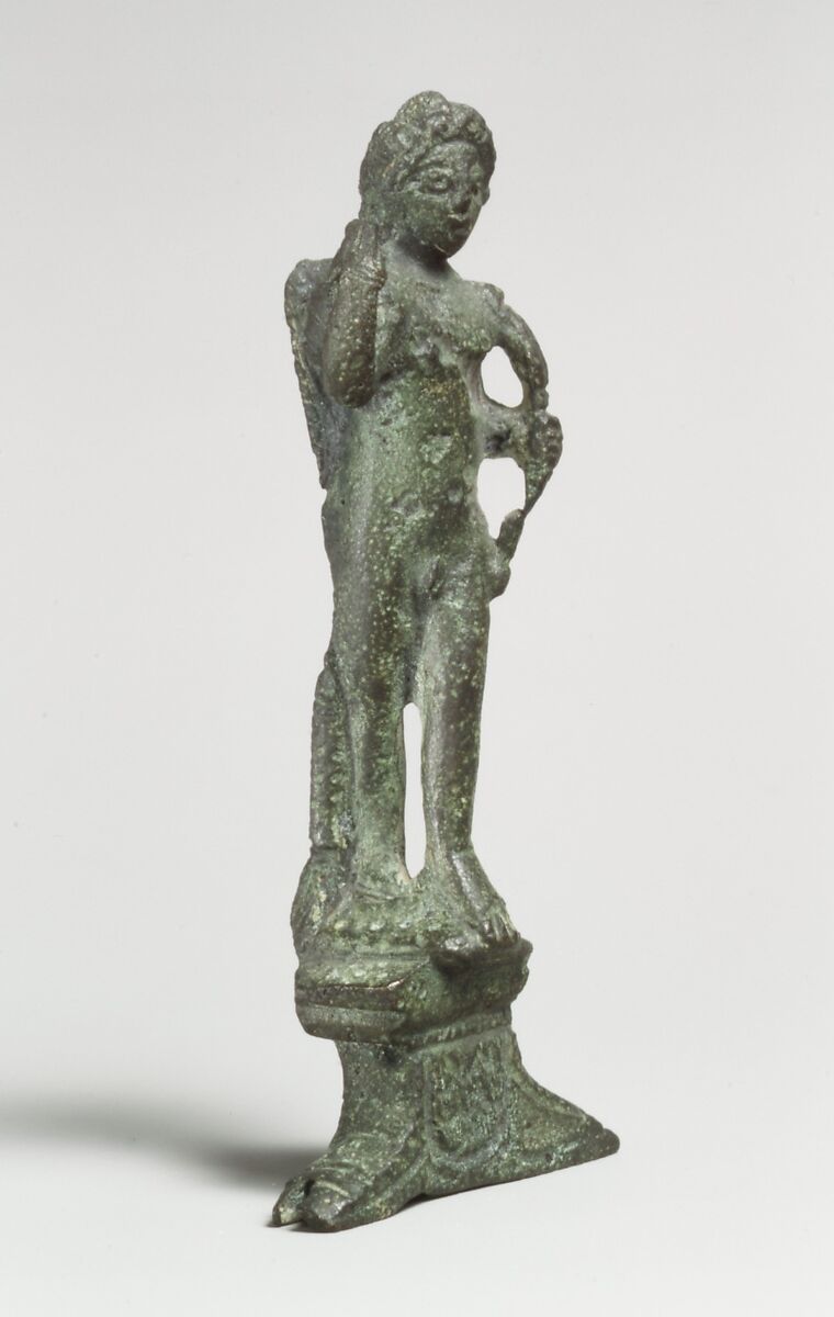 Statuette of Eros, winged, Bronze, Roman, Cypriot 