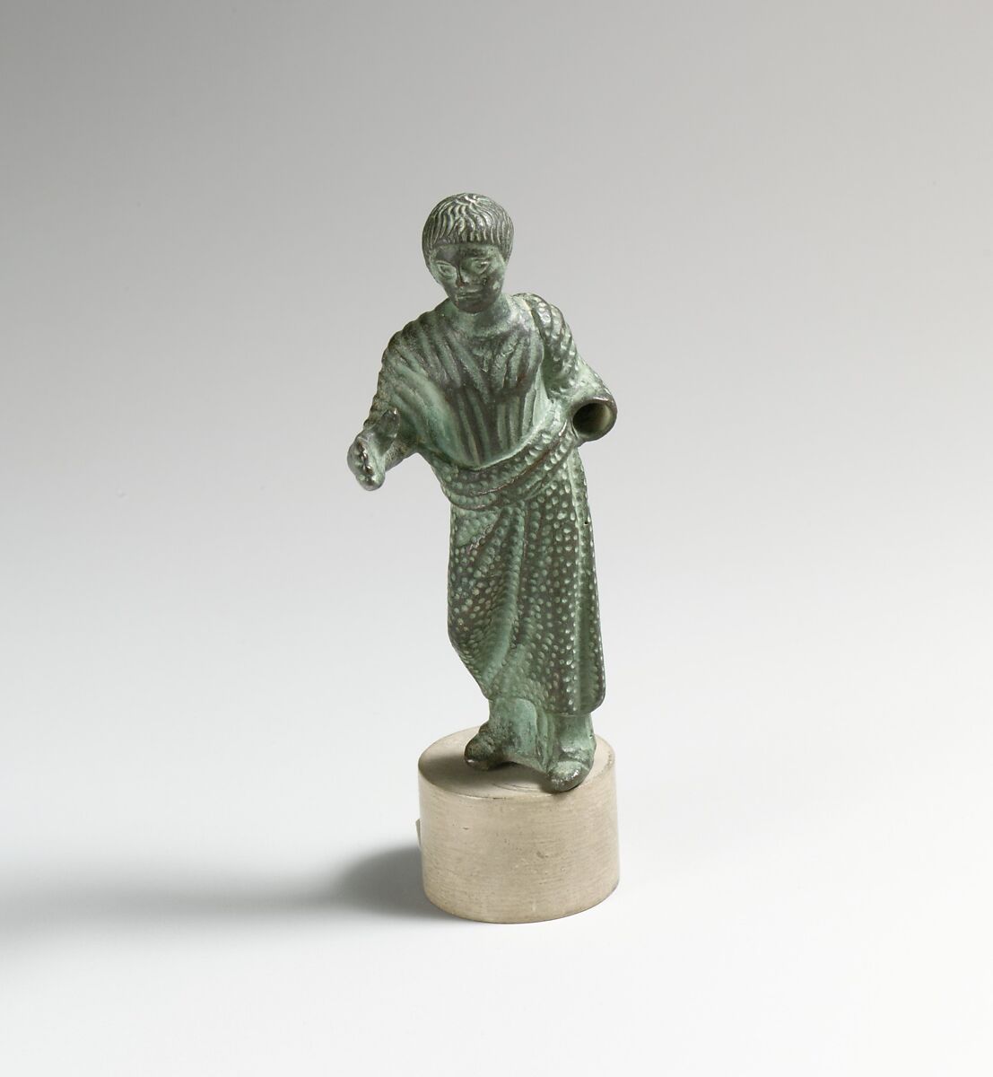 Bronze statuette of a man, Bronze, Roman 