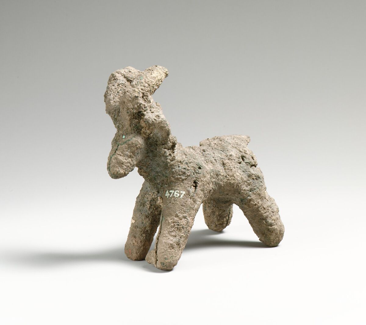 Bronze statuette of a goat, Bronze, Cypriot 