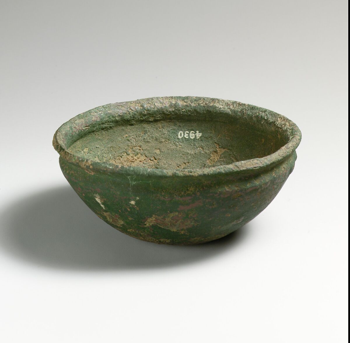 Bronze phiale (libation bowl), Bronze, Cypriot 