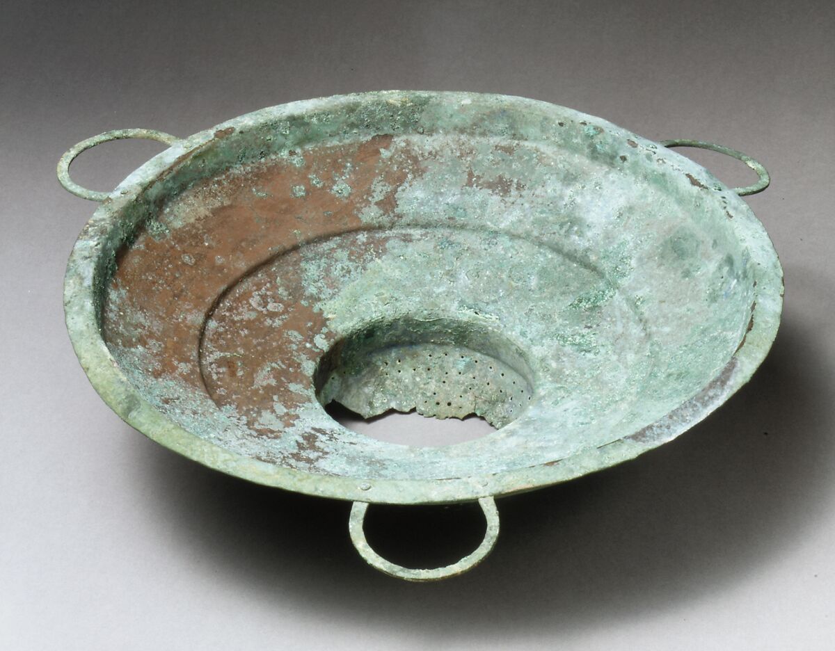 Strainer, Bronze, Cypriot