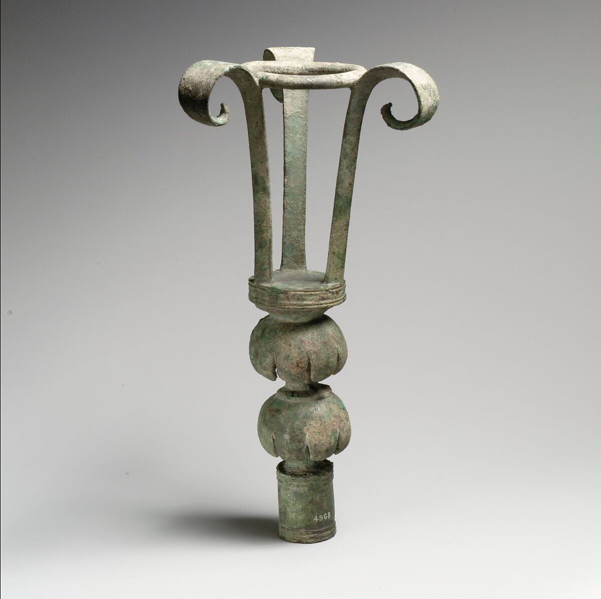 Bronze lamp holder, Bronze, Cypriot 