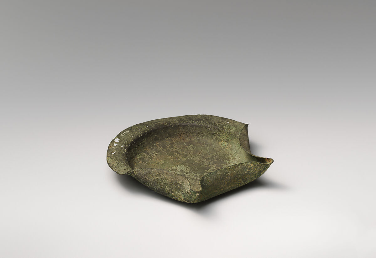 Bronze saucer-shaped lamp, Bronze 