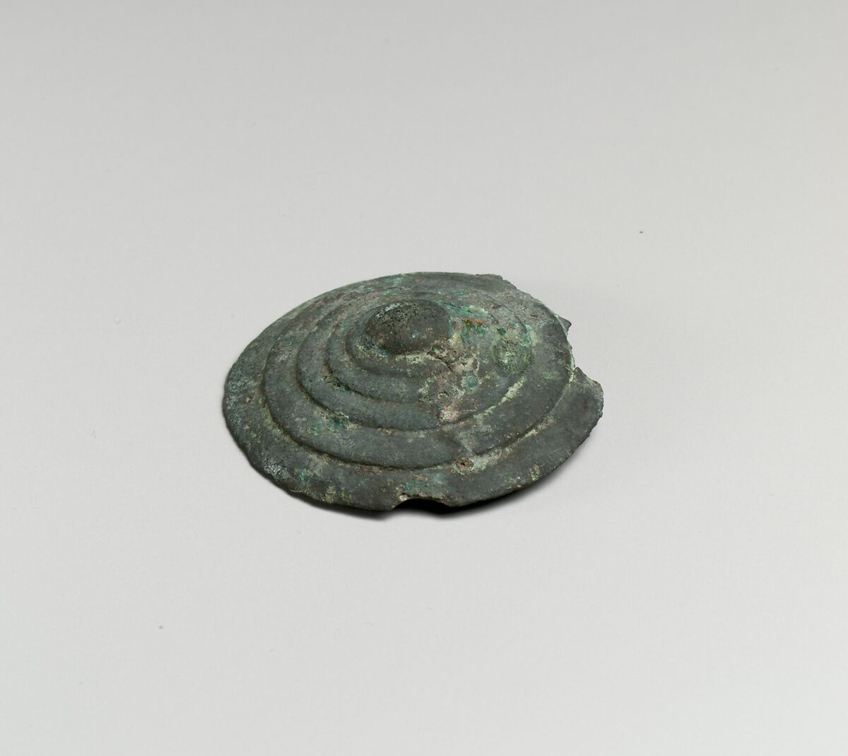 Button with concentric bands, Bronze 