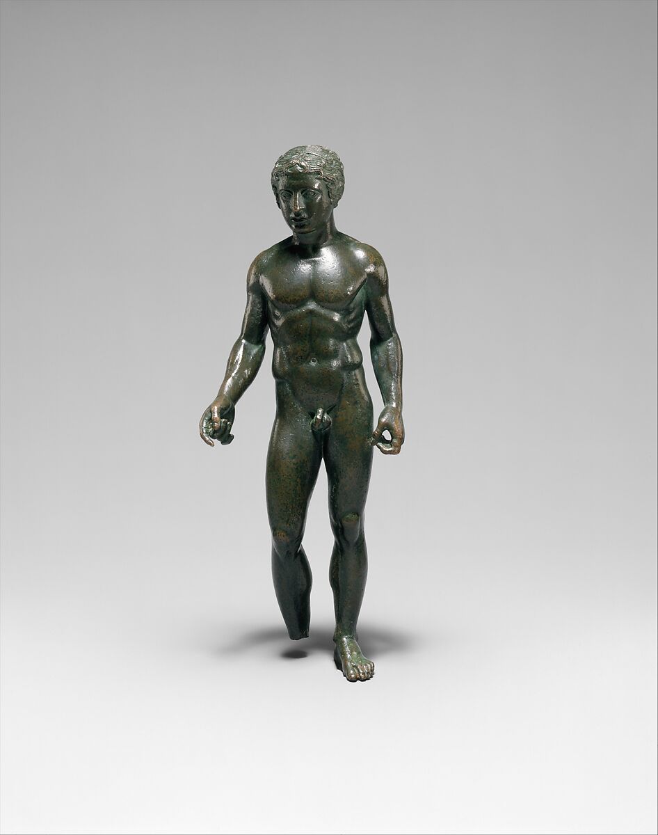 Bronze youth, Bronze, Greek 