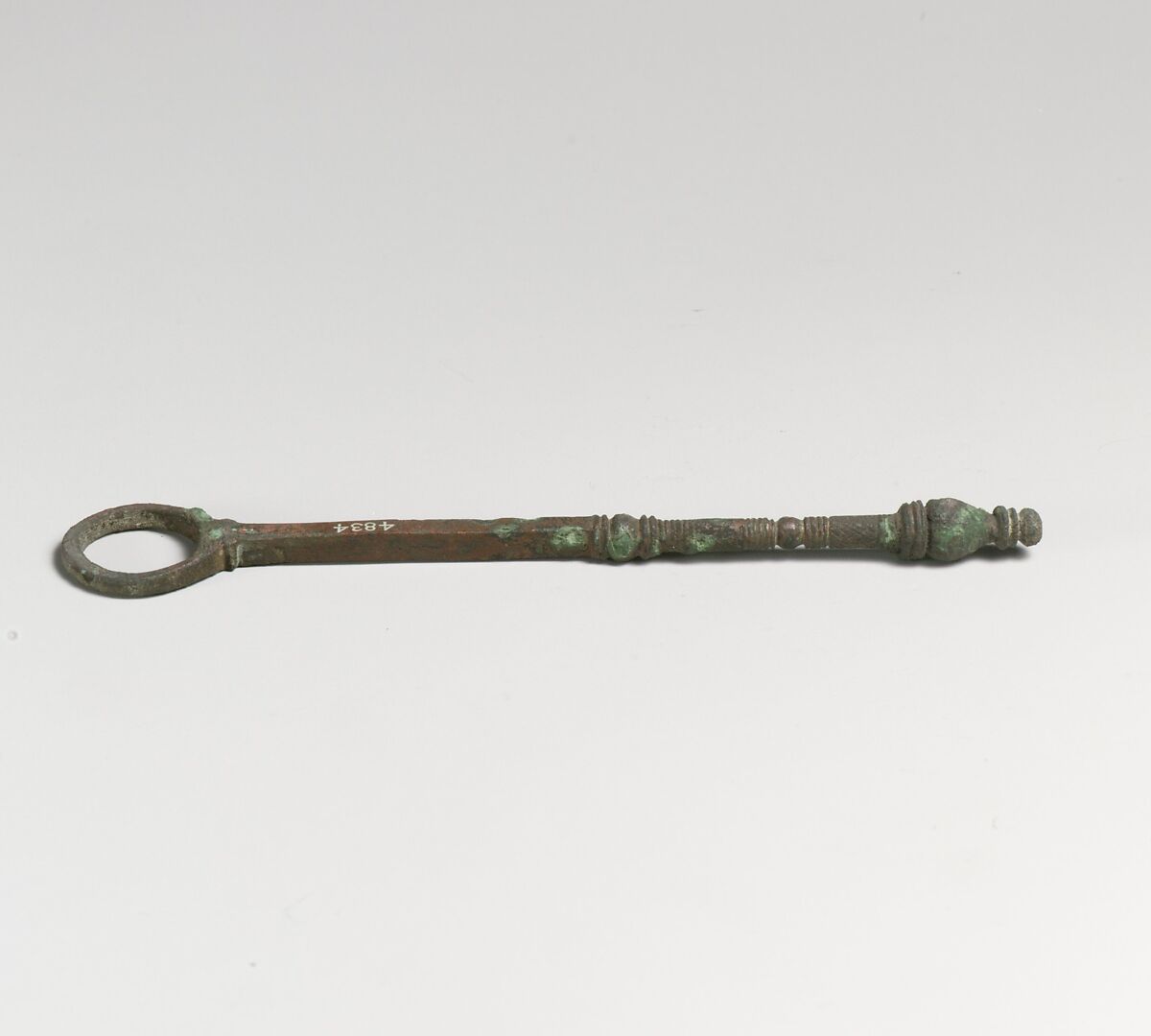 Bronze distaff, Bronze, Roman 