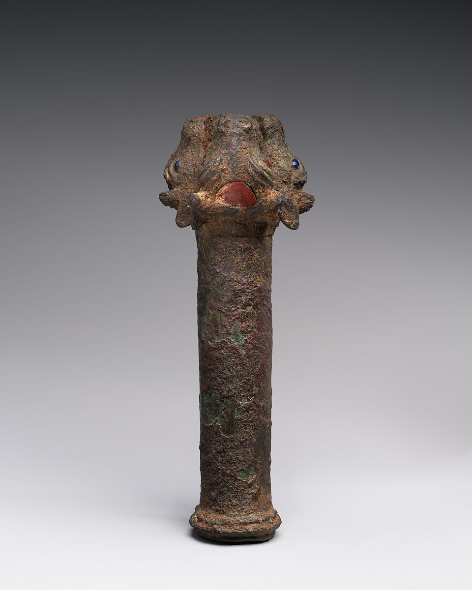 Tin-bronze scepter head, Bronze, tin, Cypriot