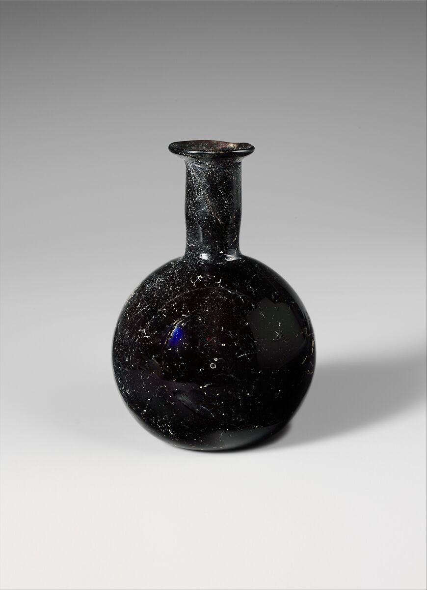 Glass perfume bottle, Glass, Roman, Cypriot 