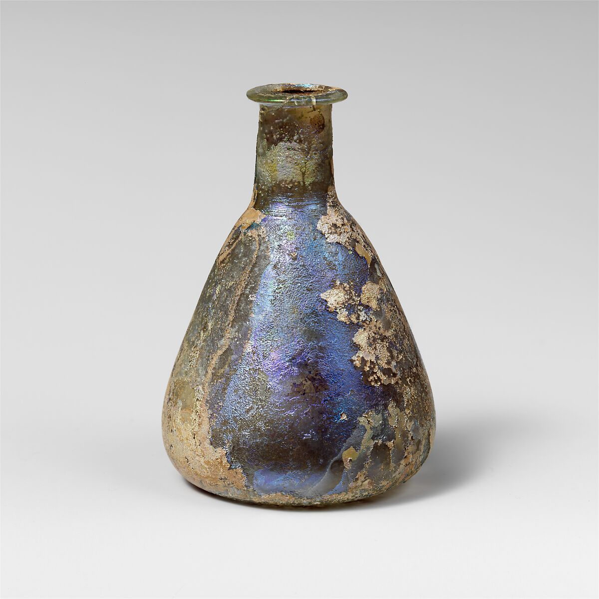 Glass perfume bottle, Glass, Roman 