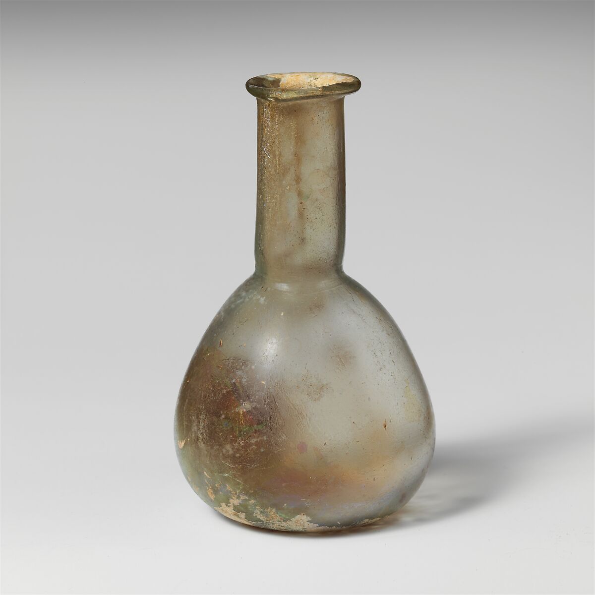 Glass perfume bottle, Glass, Roman 