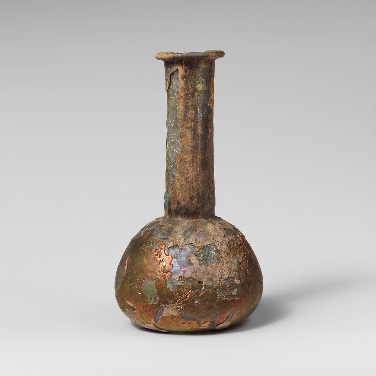Glass perfume bottle, Glass, Roman 