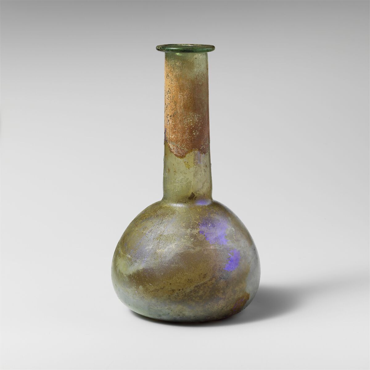 Glass perfume bottle, Glass, Roman 