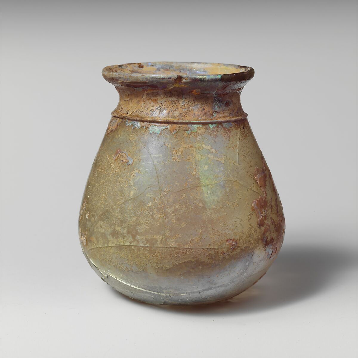 Glass jar, Glass, Roman 