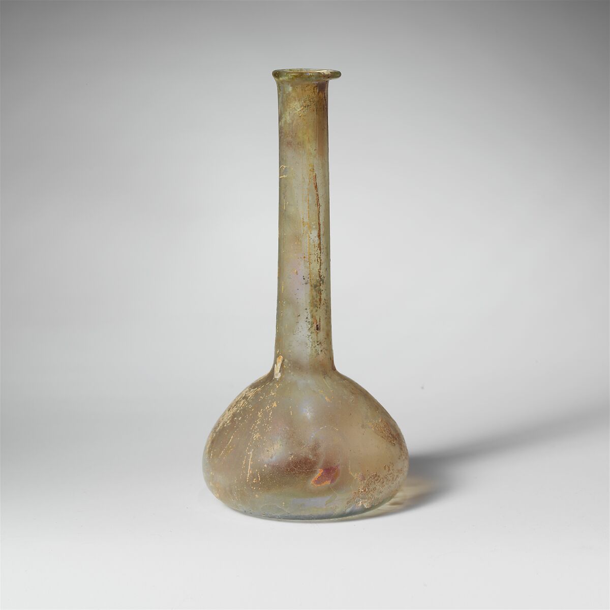 Glass perfume bottle, Glass, Roman 