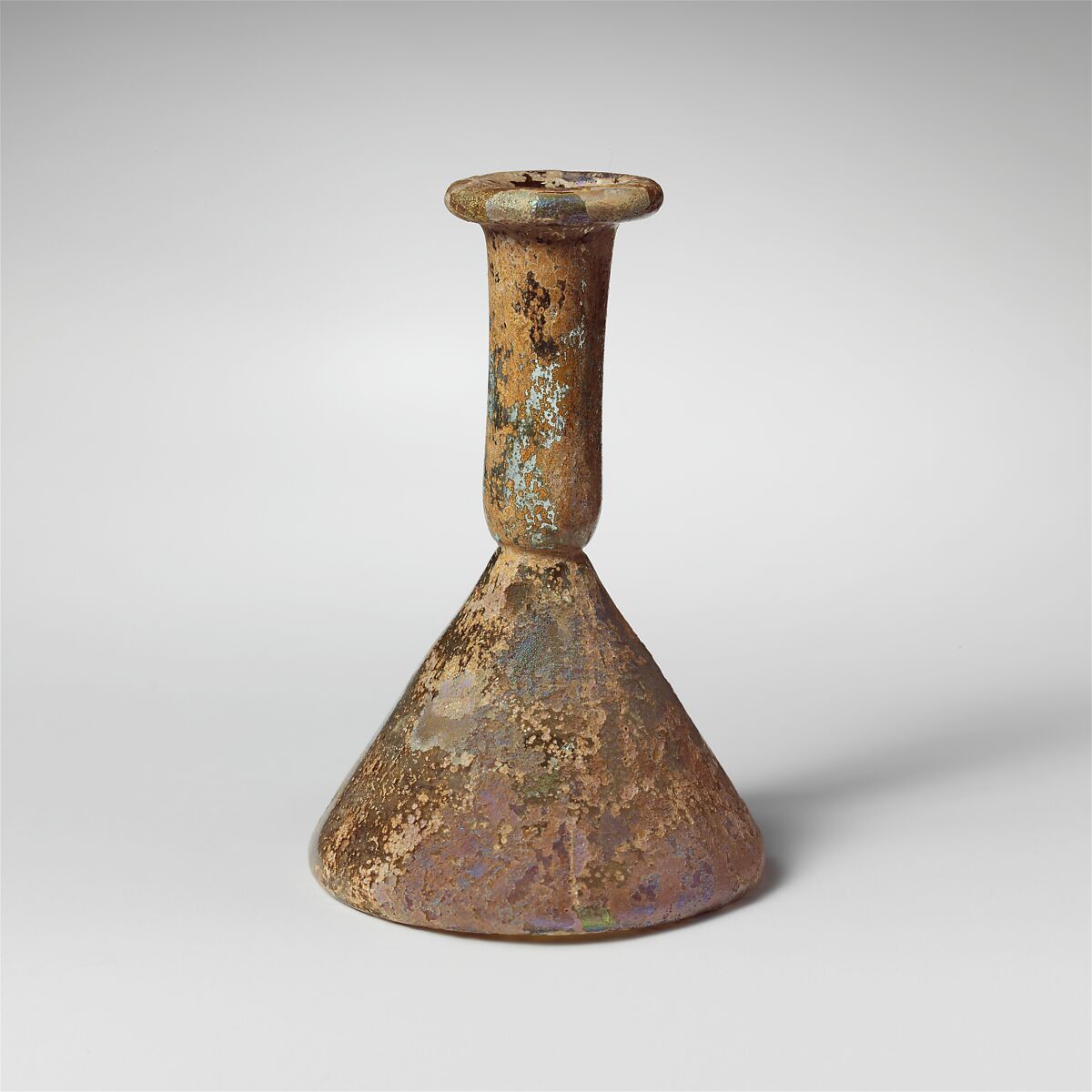 Glass perfume bottle, Glass, Roman 