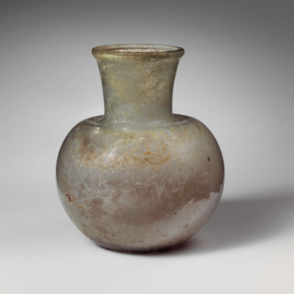 Glass flask, Glass, Roman 