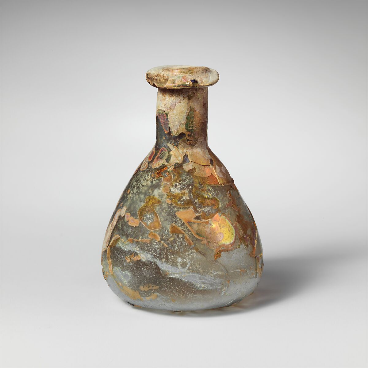 Glass perfume bottle, Glass, Roman 