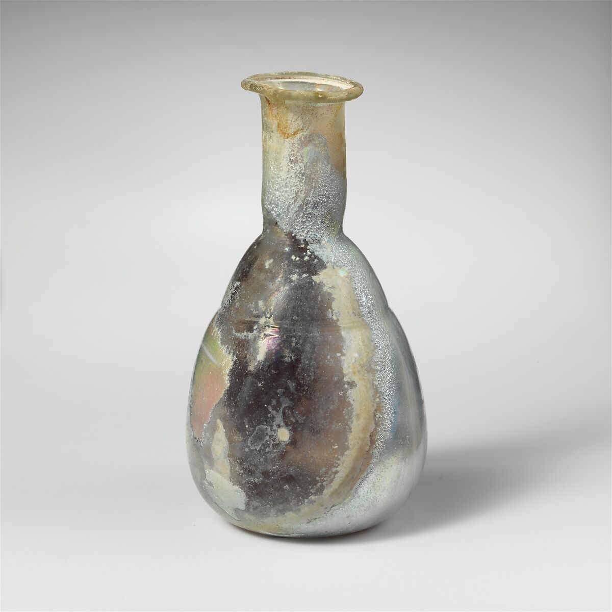 Glass perfume bottle, Glass, Roman 