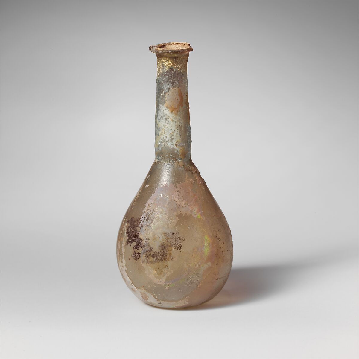 Glass perfume bottle, Glass, Roman 