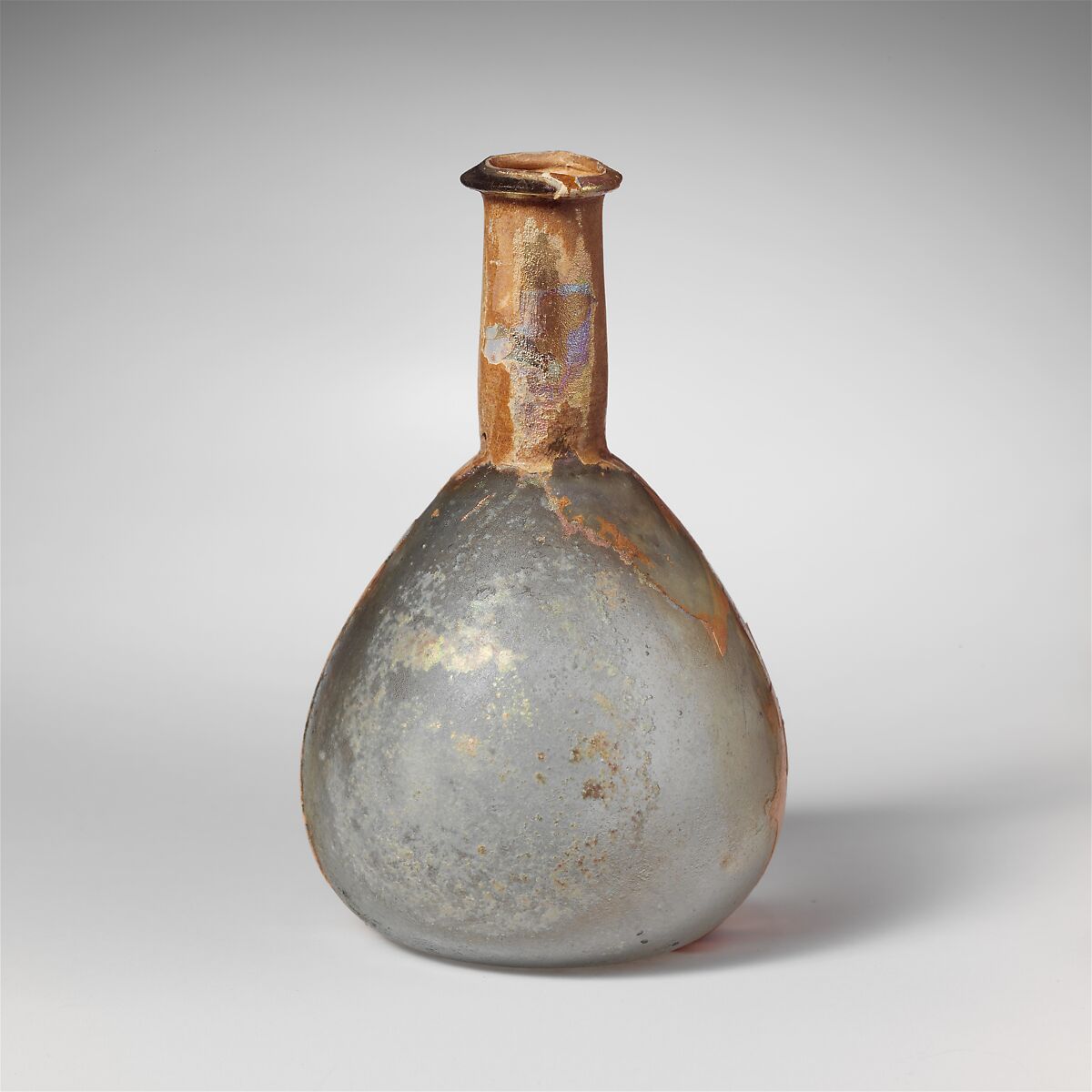 Glass perfume bottle, Glass, Roman 