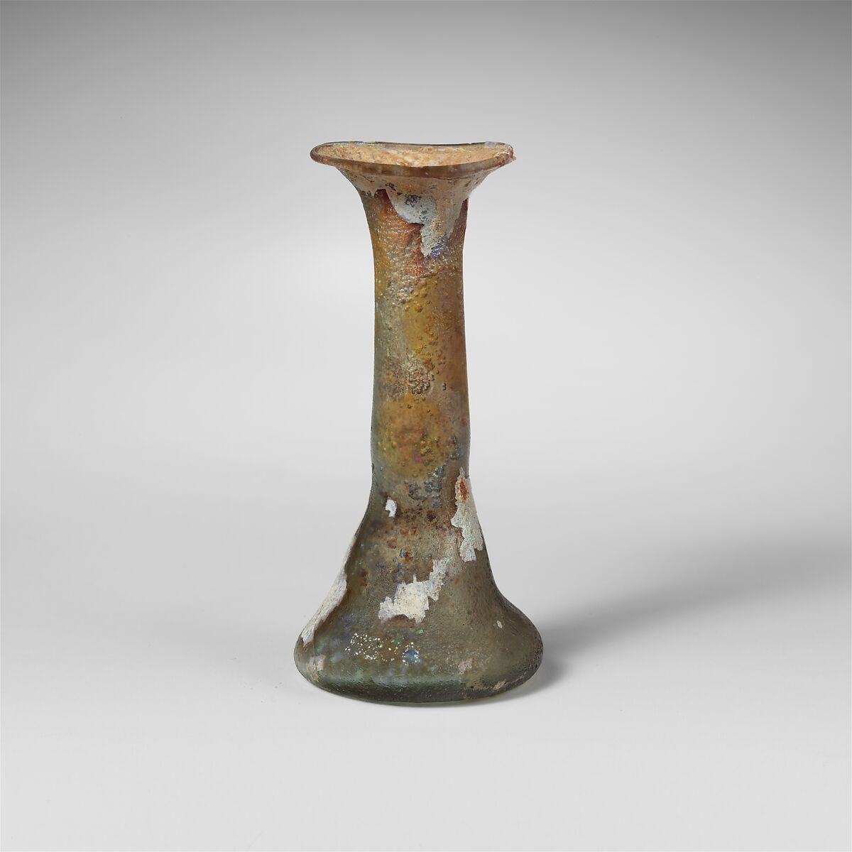 Glass perfume bottle, Glass, Roman 