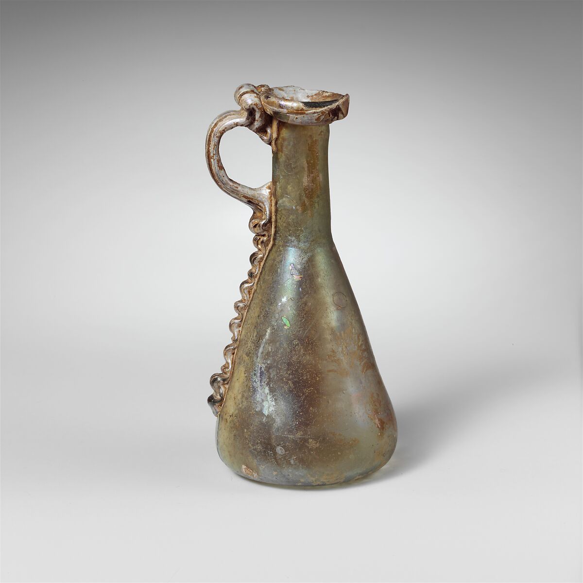 Glass jug, Glass, Roman 