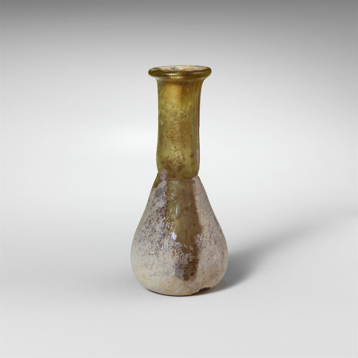 Glass perfume bottle, Glass, Roman 