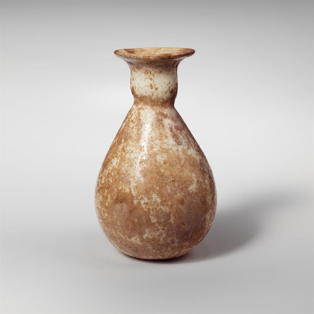 Glass miniature perfume bottle, Glass, Roman 