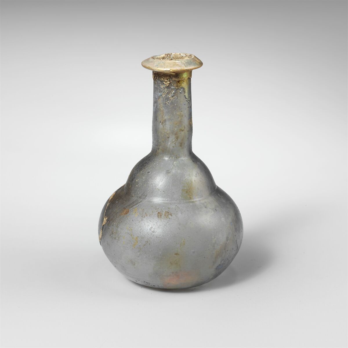 Glass perfume bottle, Glass, Roman 