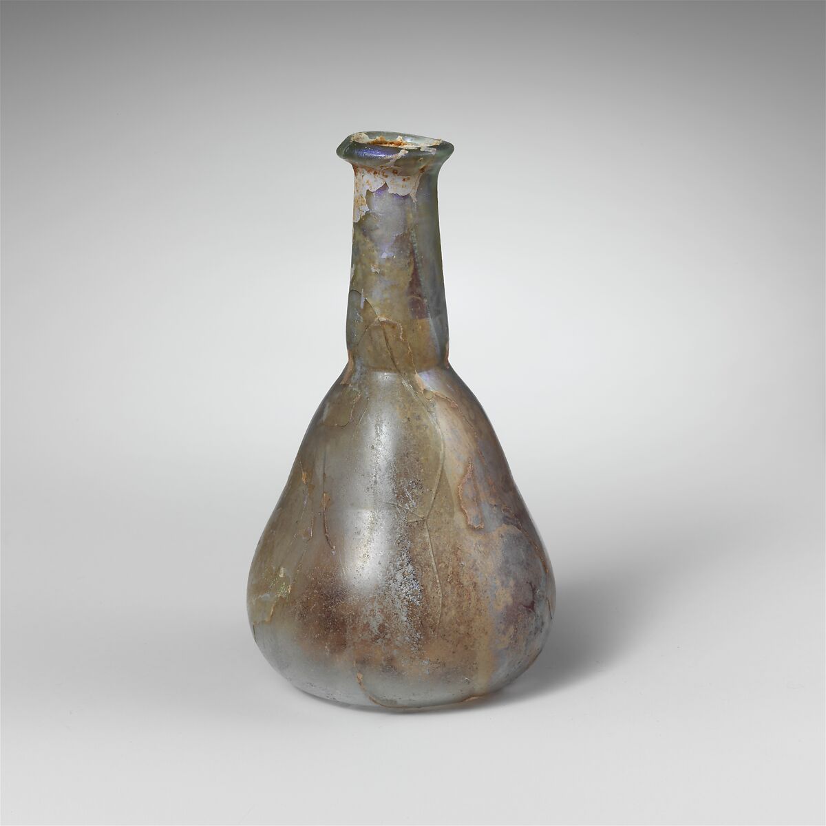 Glass perfume bottle, Glass, Roman 